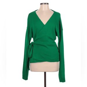 NEW In the Style knitted cardigan with belt in gorgeous green color NEVER WORN